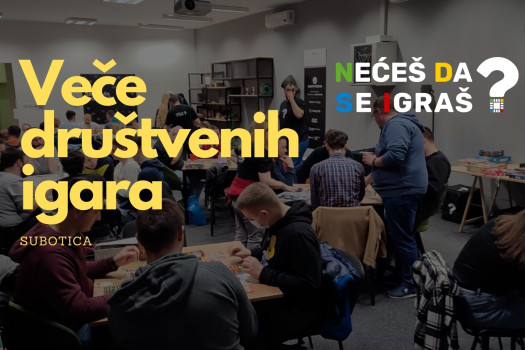 Veče društvenih igara u Subotici (27.01.2023.)